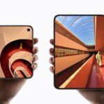 L’iPhone Duo présenté fermé et déplié — visuel Apple