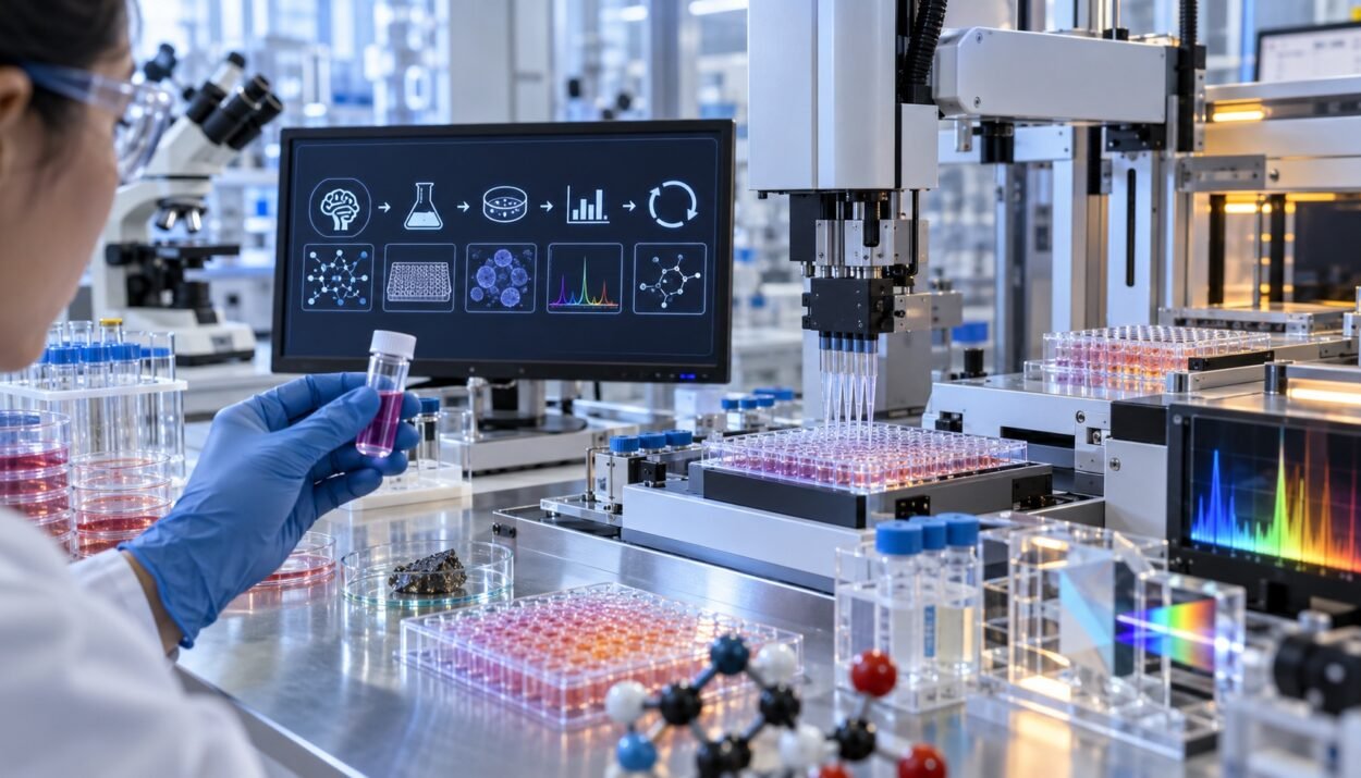 Un laboratoire autonome utilise l’intelligence artificielle pour accélérer la recherche scientifique